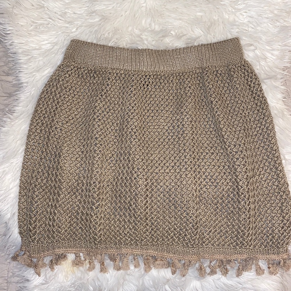 Knitted swimsuit cover up